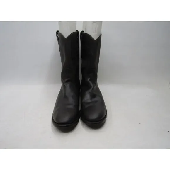 Resistol Ranch Mens Size 12 EE Brown Leather Roper Cowboy Western Boots